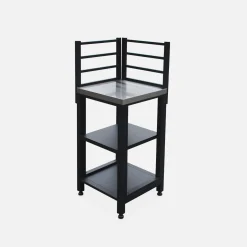 Stalen module buitenkeuken 2 planken, 48,5 cm breed