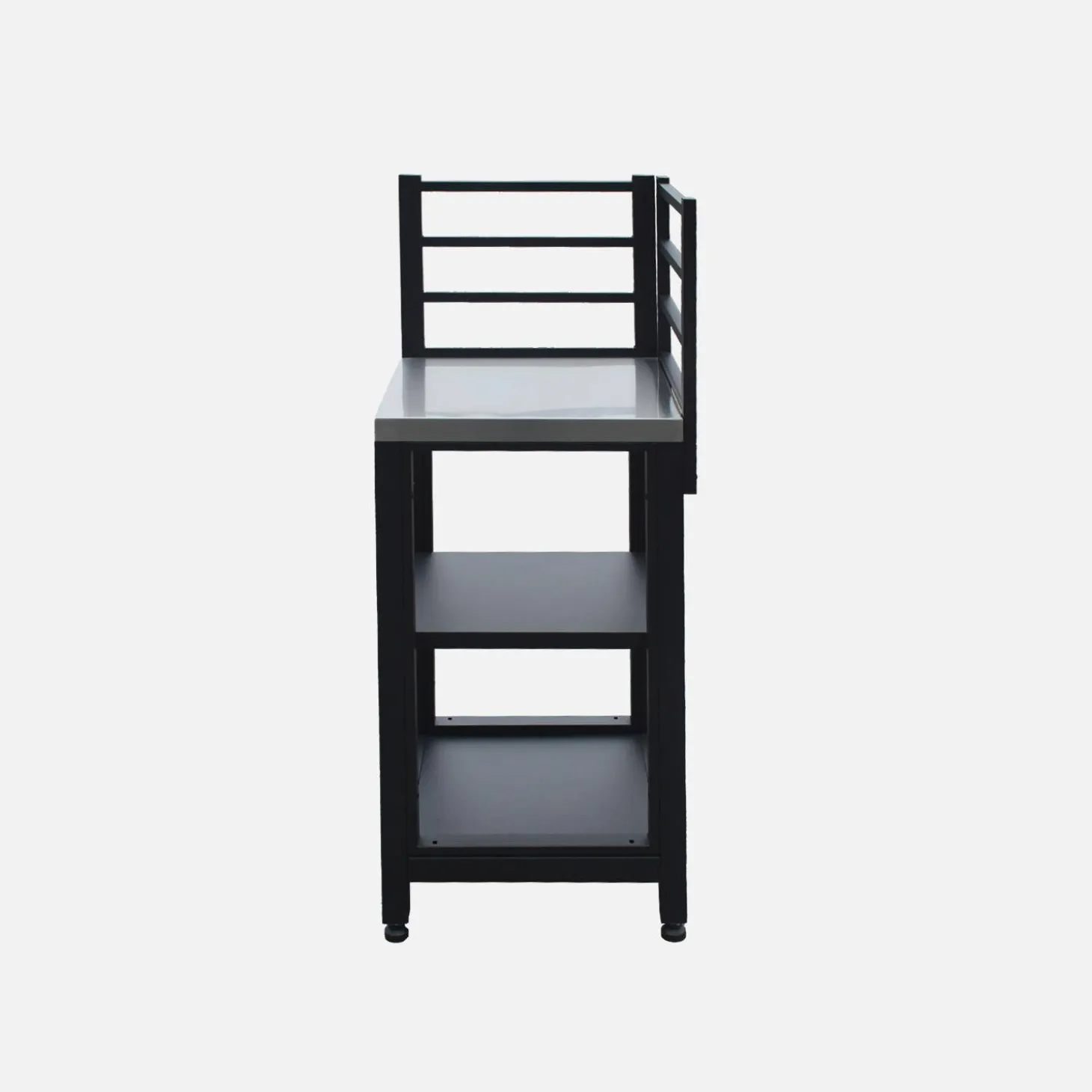 Stalen module buitenkeuken 2 planken, 48,5 cm breed