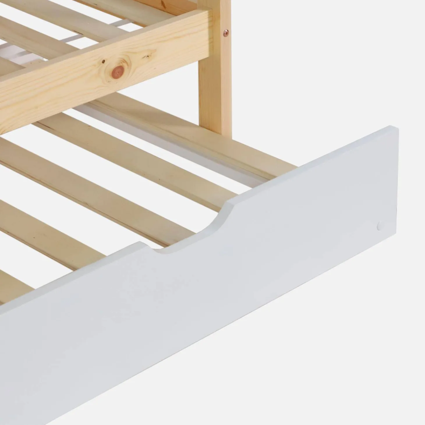 Stapelbed voor kinderen hutmodel 90x190 cm met logeerlade