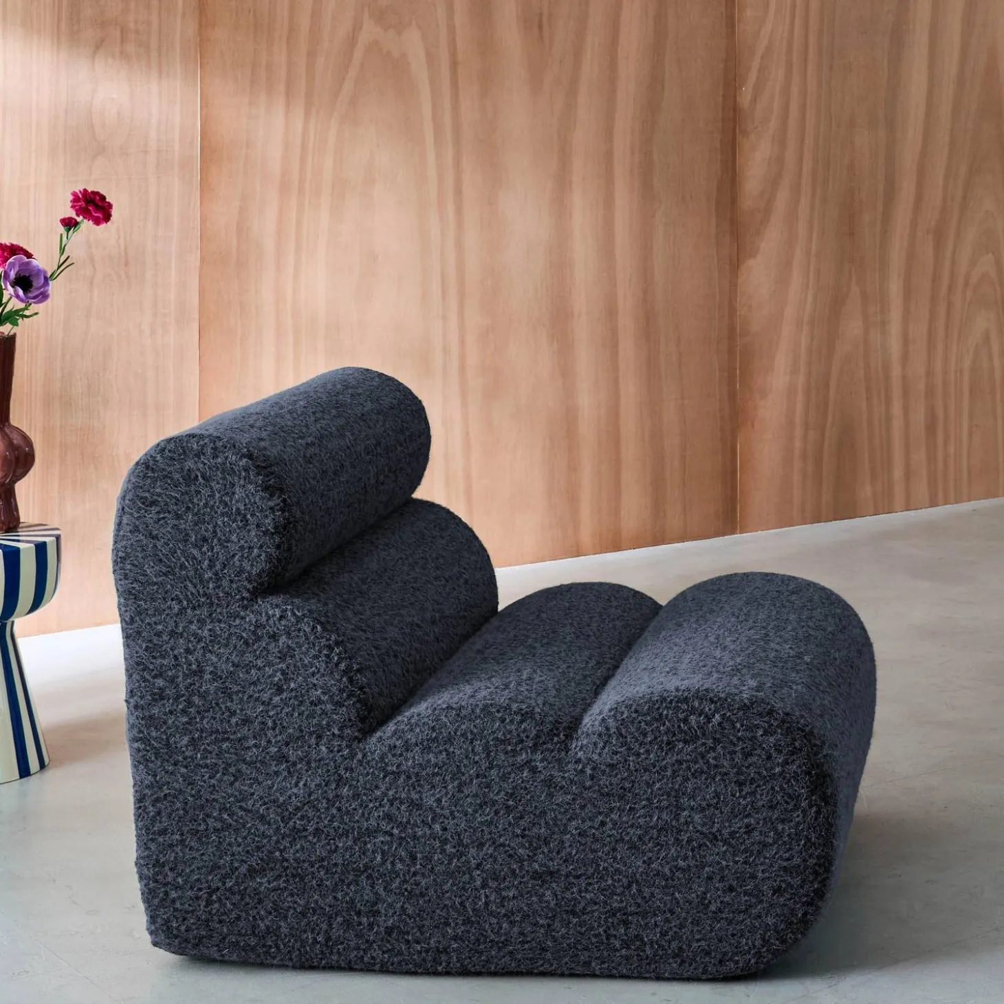 Stoffen fauteuil effect alpaca 1 zitplaats