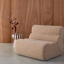 Stoffen fauteuil effect alpaca 1 zitplaats