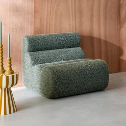 Stoffen fauteuil effect alpaca 1 zitplaats