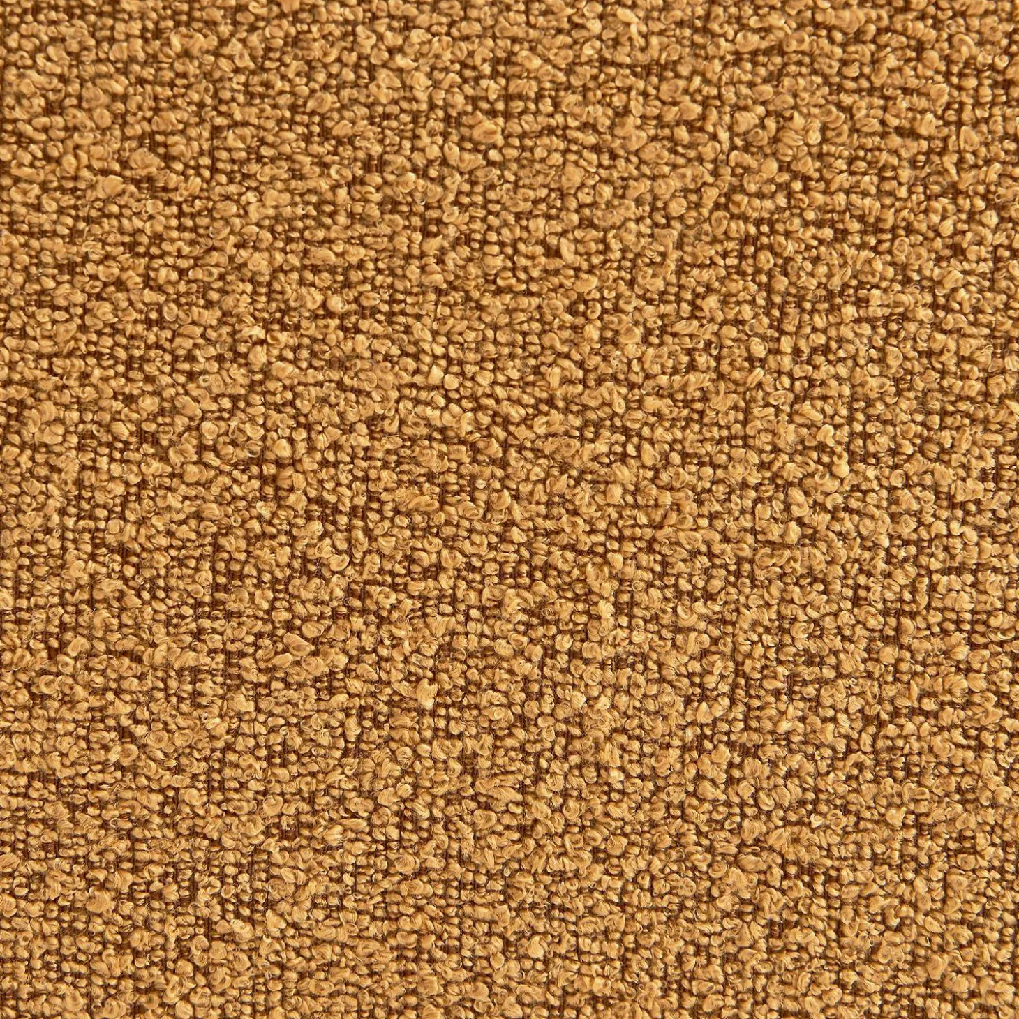 Stoffen fauteuil getextureerde bouclé 1 zitplaats met voetenbankje