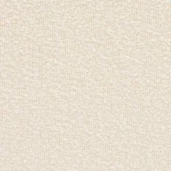 Stoffen fauteuil getextureerde bouclé 1 zitplaats met voetenbankje