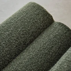 Stoffen fauteuils effect alpaca 1 zitplaats (set van 2)