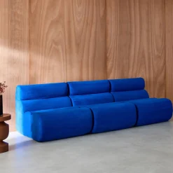 Stoffen fauteuils 1 zitplaats (set van 3)