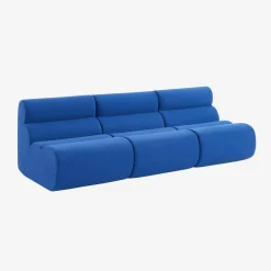 Stoffen fauteuils 1 zitplaats (set van 3)