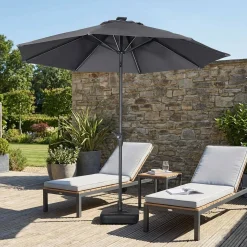 Stokparasol Ø 270cm met LED verlichting