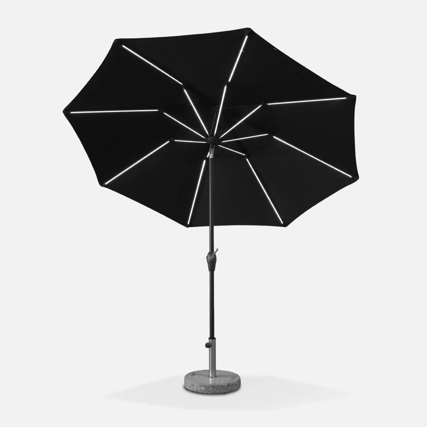 Stokparasol Ø 270cm met LED verlichting