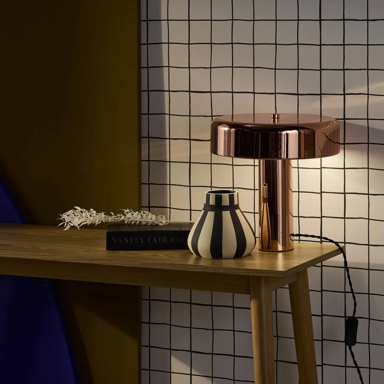 Tafellamp interieur metaal Ø 30 cm
