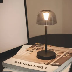 Tafellamp metaal voor binnen en buiten H19cm