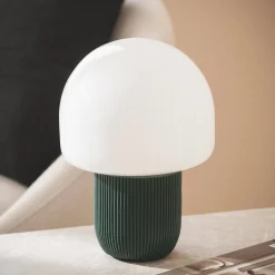 Tafellamp voor binnen van hars en PVC Ø18cm