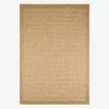 Tapijt jute-effect beige voor binnen en buiten