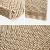 Tapijt voor binnen/buiten met jute-effect naturel