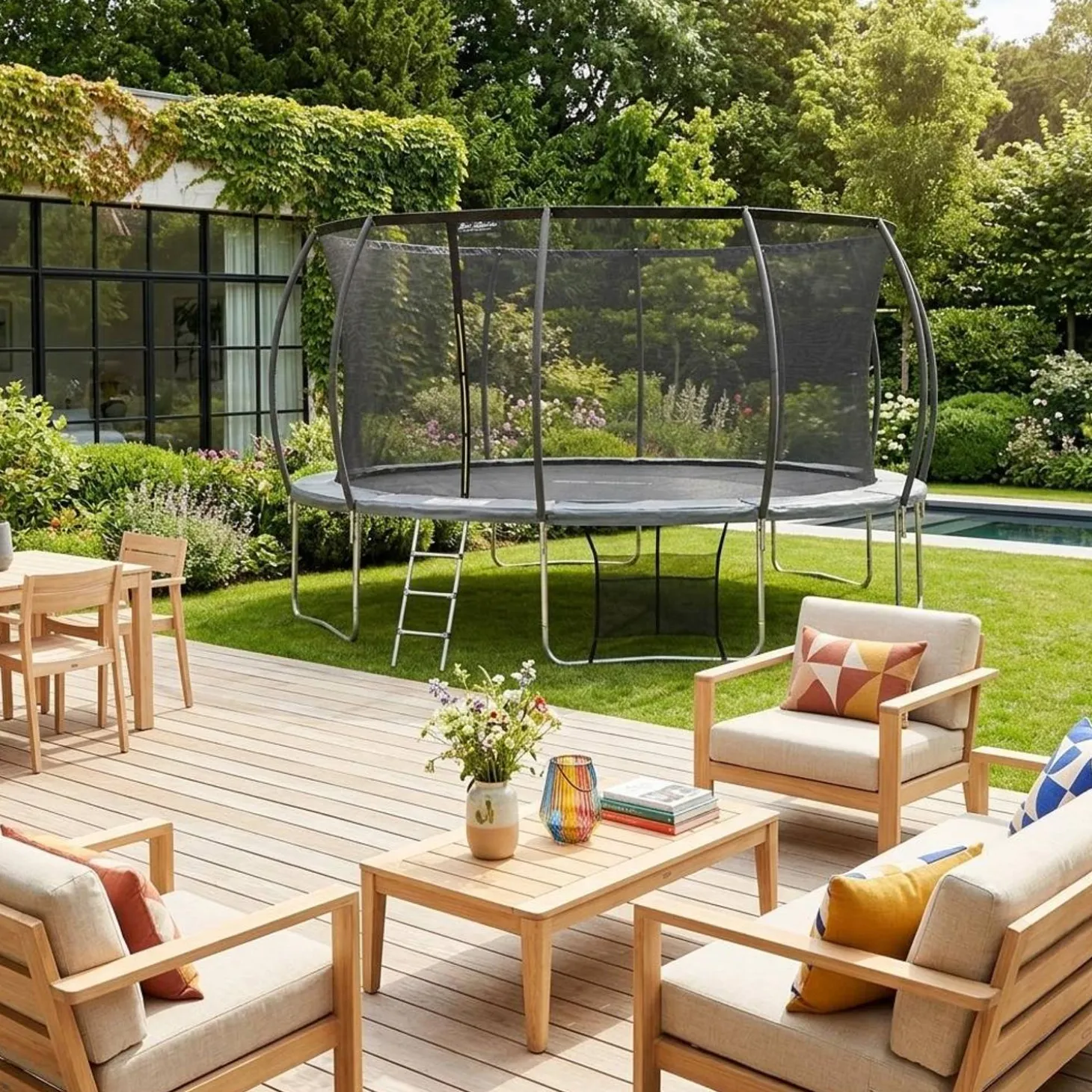 Trampoline 490cm INNER met accessoires