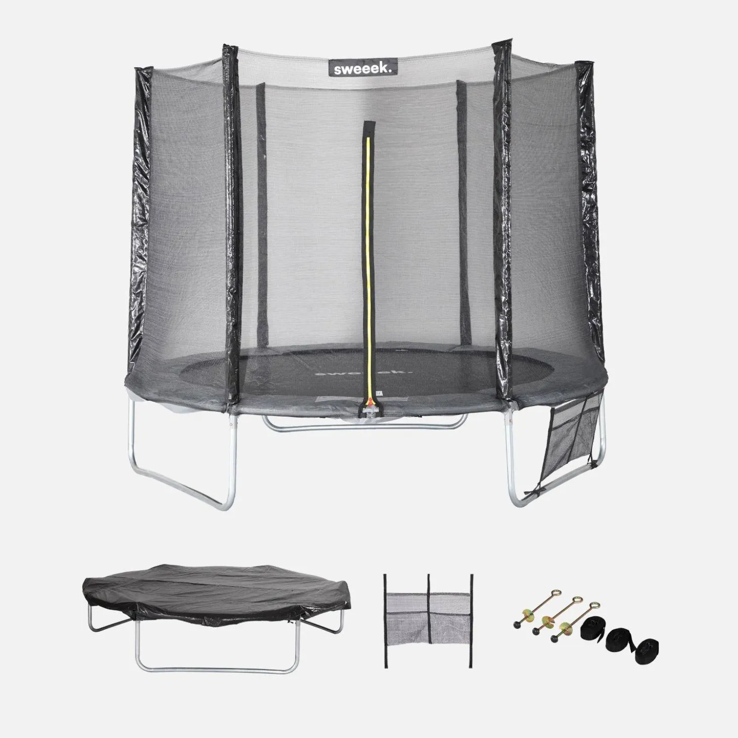 Trampoline 250 cm met accessoires