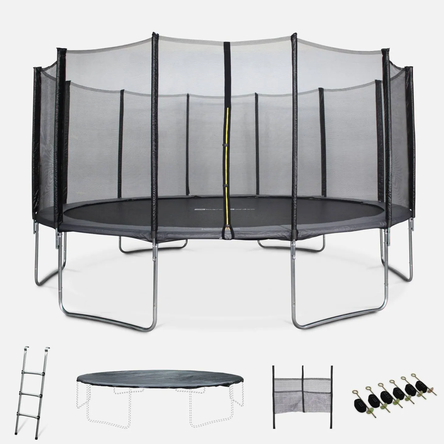 Trampoline 490cm met accessoires