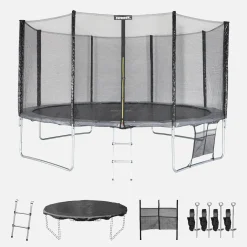 Trampoline 430cm met accessoires