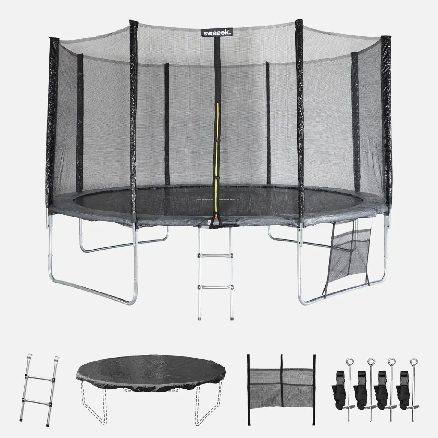 Trampoline 400cm met accessoires