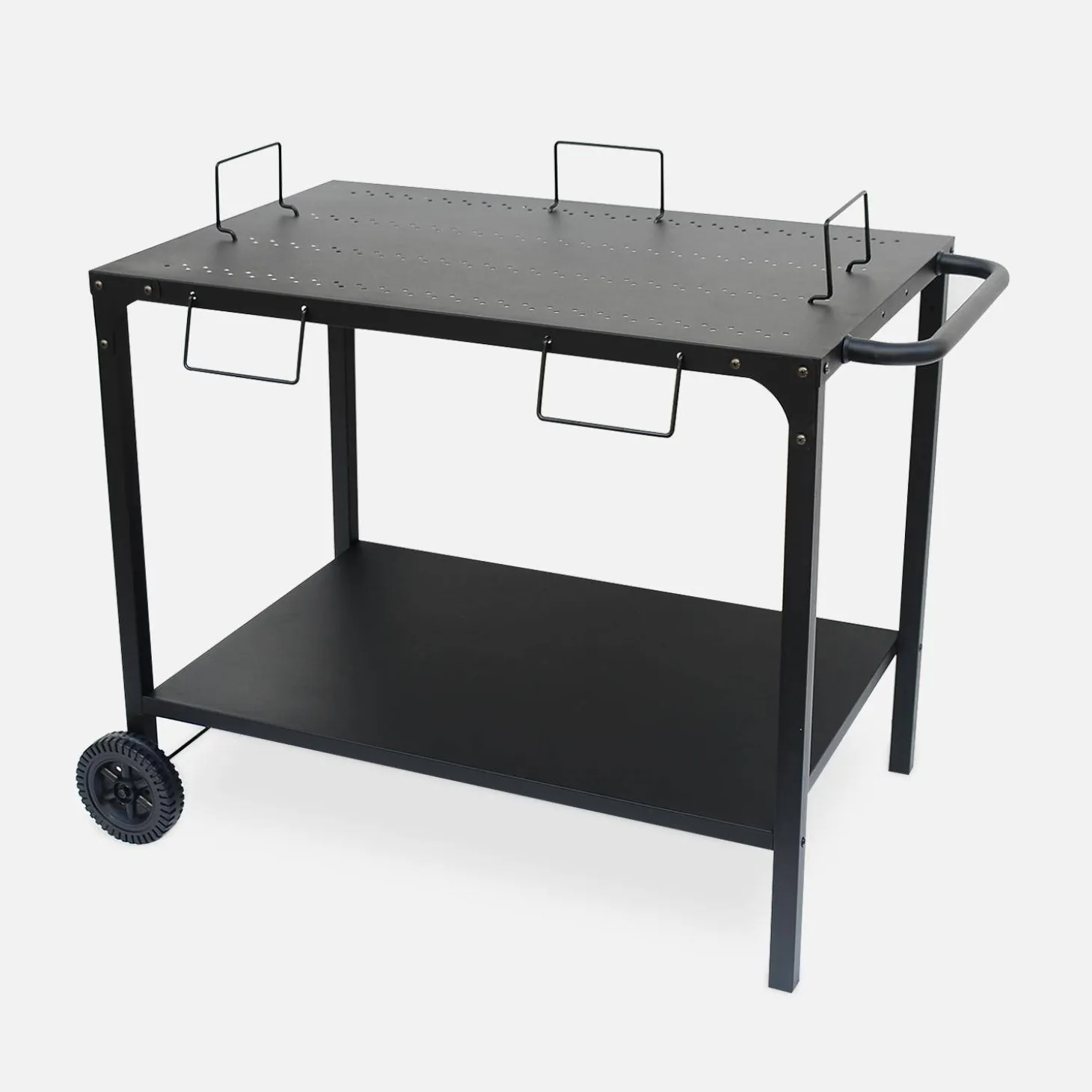 Trolley voor bakplaat