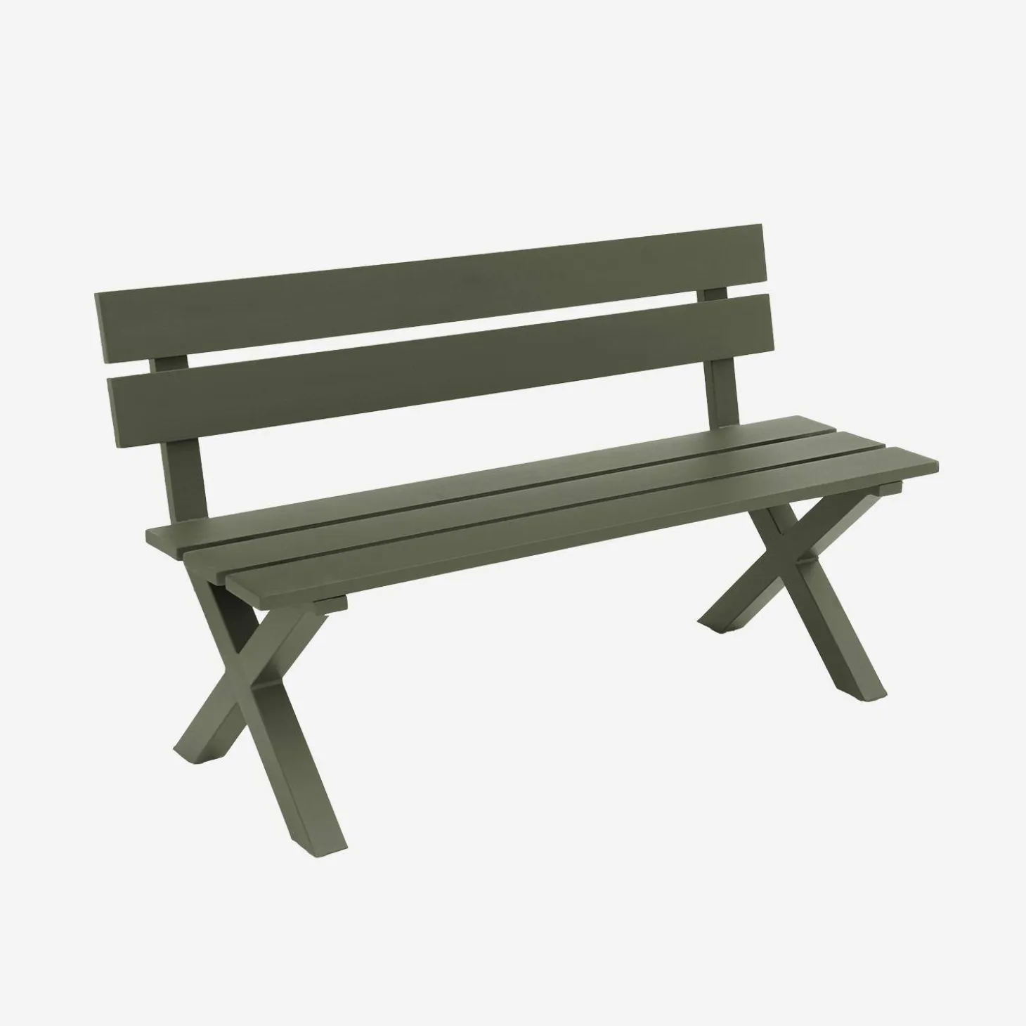 Tuinbank 2 zitplaatsen aluminium