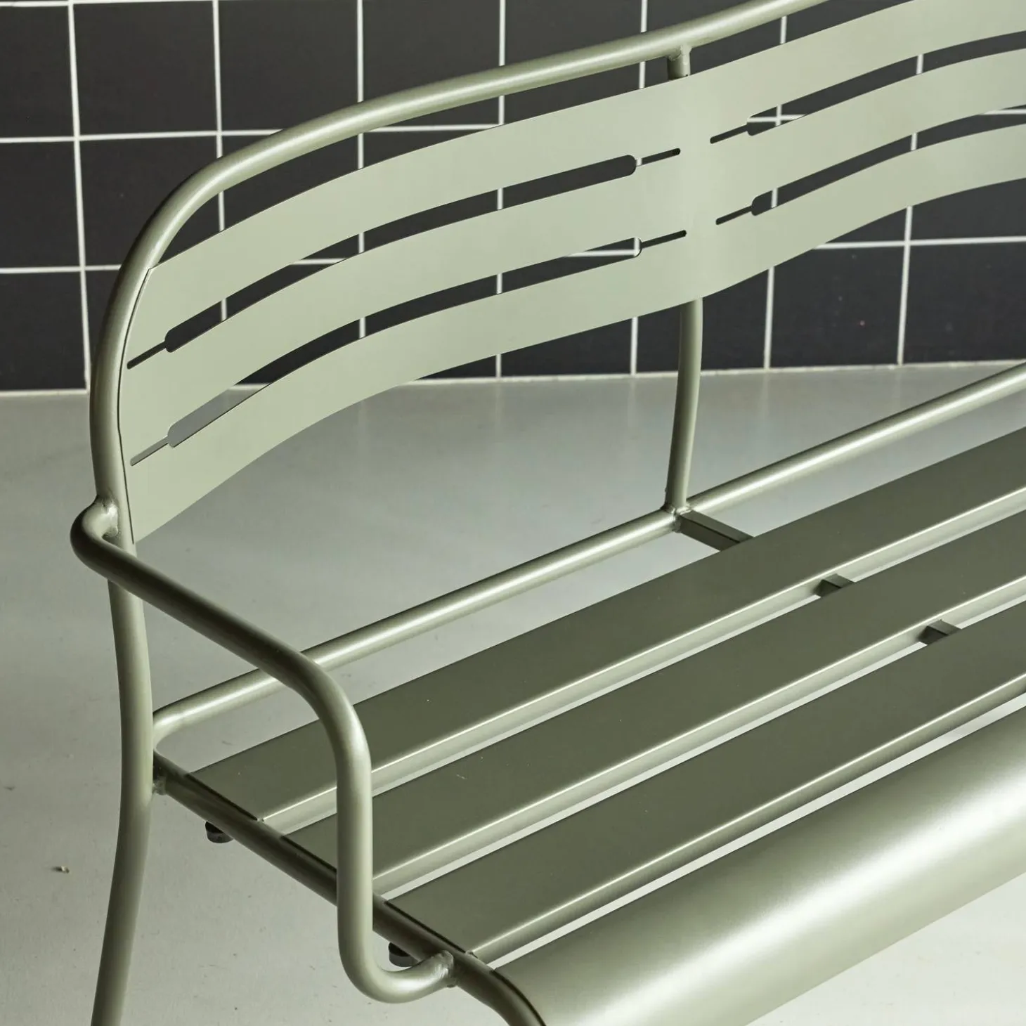 Tuinbank 2-zits metaal