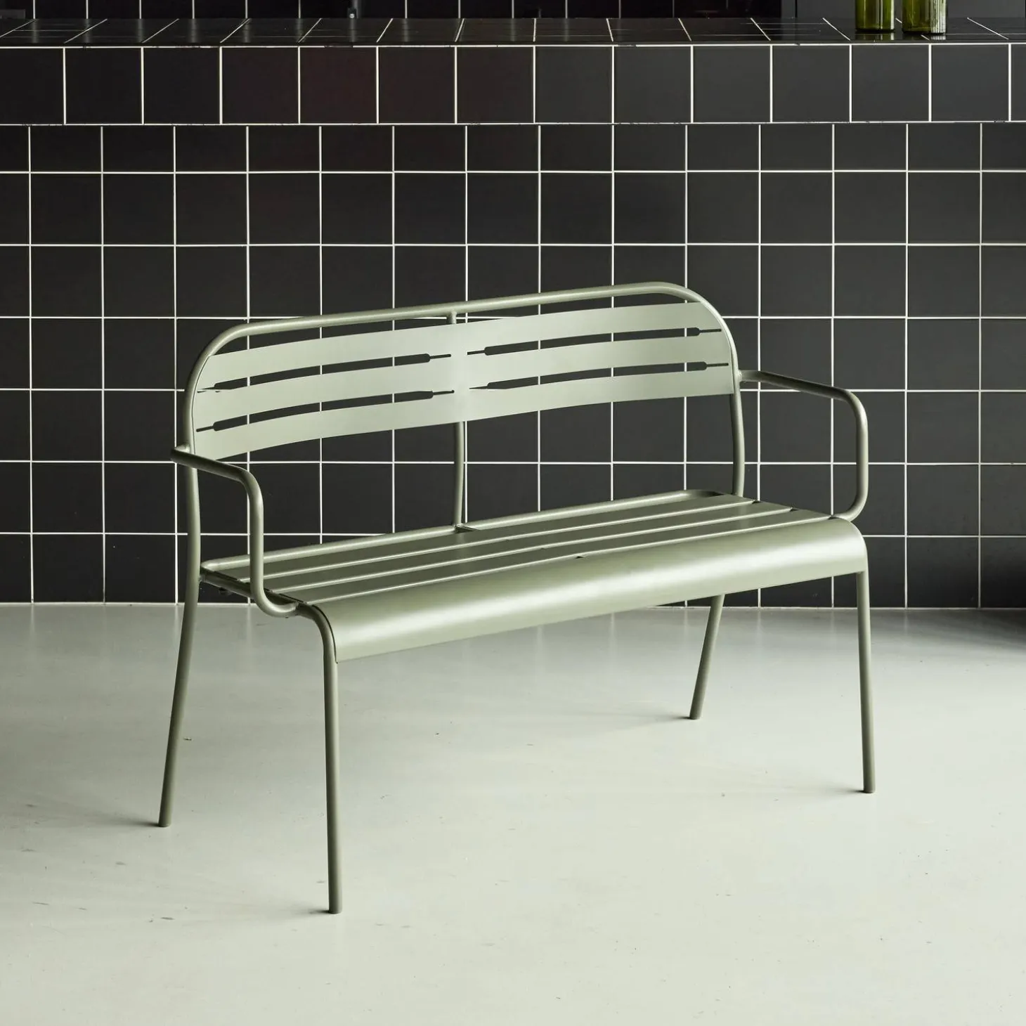 Tuinbank 2-zits metaal