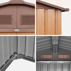 Tuinhuis metaal 2,71m² met ankerkit