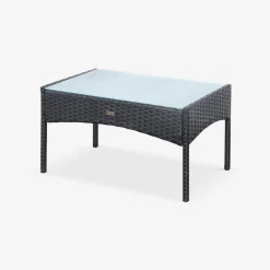 Tuinmeubelset van wicker, 4-zits