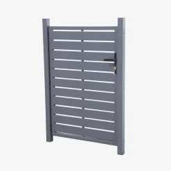 Tuinpoort van aluminium met slot en handvat