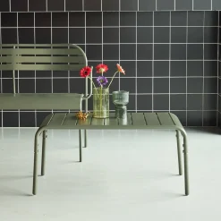 Tuinsalontafel metaal rechthoekig