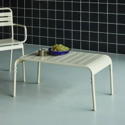 Tuinsalontafel metaal rechthoekig