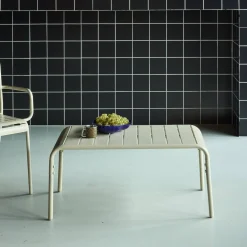 Tuinsalontafel metaal rechthoekig