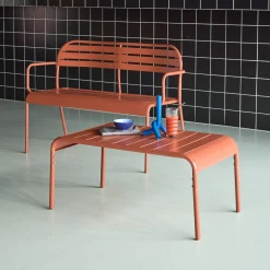 Tuinsalontafel metaal rechthoekig