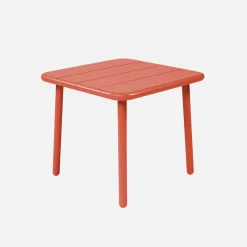 Tuinsalontafel metaal vierkant