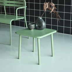 Tuinsalontafel metaal vierkant