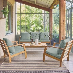 Tuinset 5 personen van acaciahout
