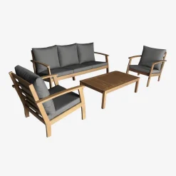 Tuinset 5 personen van acaciahout