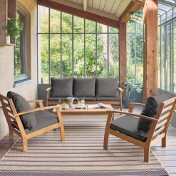 Tuinset 5 personen van acaciahout