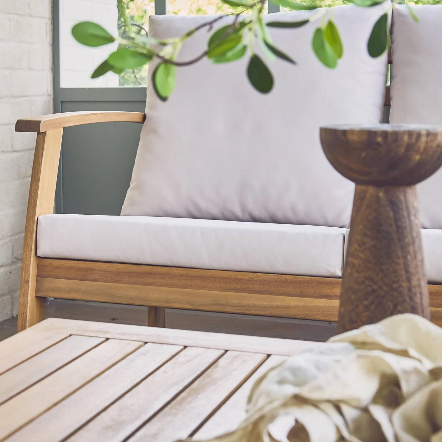 Tuinset 5 personen van acaciahout