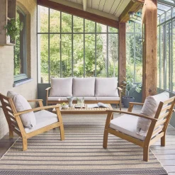 Tuinset 5 personen van acaciahout