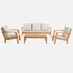 Tuinset 5 personen van acaciahout