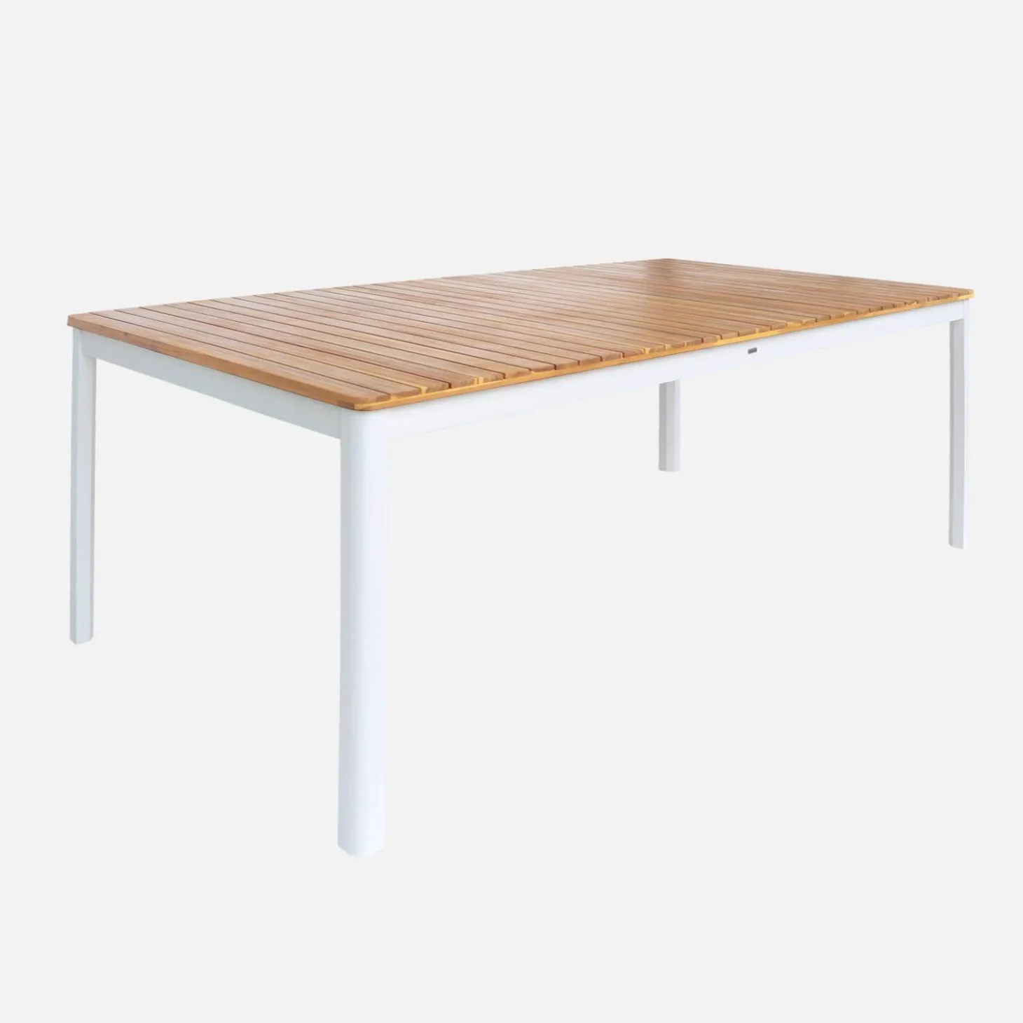 Tuinset van acacia met ronde hoeken, 10 stoelen