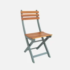 Tuinset van acacia met ronde hoeken, 10 stoelen