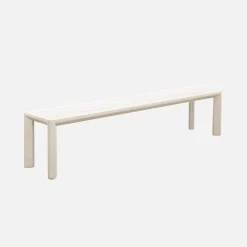 Tuinset van aluminium met 1 bank en 4 stoelen