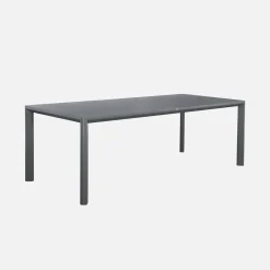 Tuinset van aluminium met 1 bank en 4 stoelen