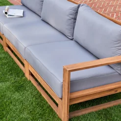 Tuinset van hout voor 5 personen