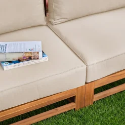 Tuinset van hout voor 5 personen