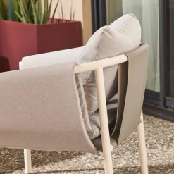 Tuinset voor 4 personen staal