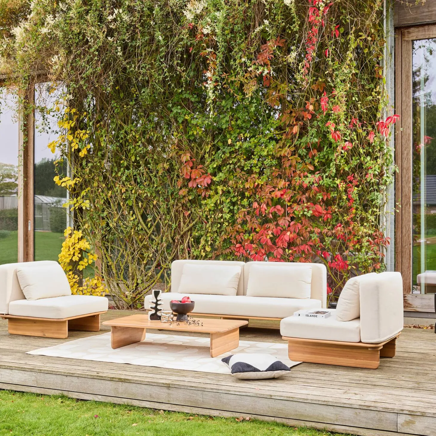 Tuinset 4 zitplaatsen acaciahout